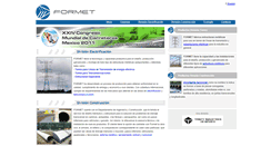 Desktop Screenshot of formet.com.mx