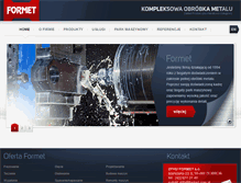 Tablet Screenshot of formet.com.pl